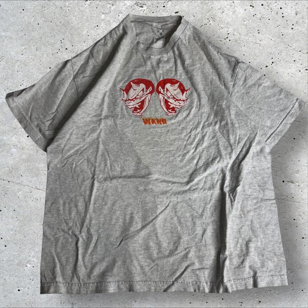 WKND Two Red Devil Faces‎ Tshirt Size XL